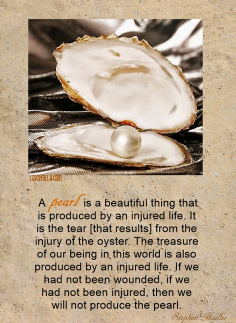 oyster producing pearl